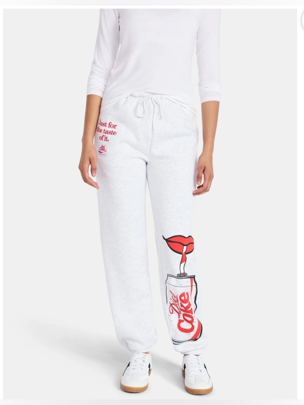 Diet Coke Jogger Sweatpants Lounge Pants Ash Heather XS